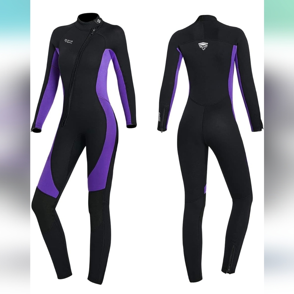 3mm Wetsuit Neoprene Full Diving Suits, Stretch Long Sleeve